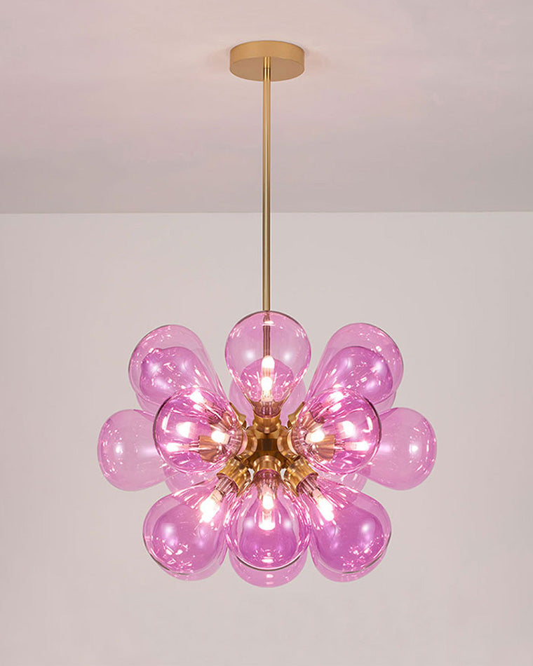 WOMO 18 Bubbles Glass Chandelier-WM2051