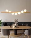 WOMO Wood Linear Globe Chandelier-WM2055 thumbnail