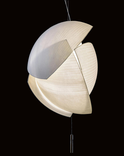 WOMO Asymmetrical Rice Paper Pendant Light-WM2056