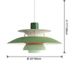 WOMO Colorful Dining Table Pandant Light-WM2058 thumbnail