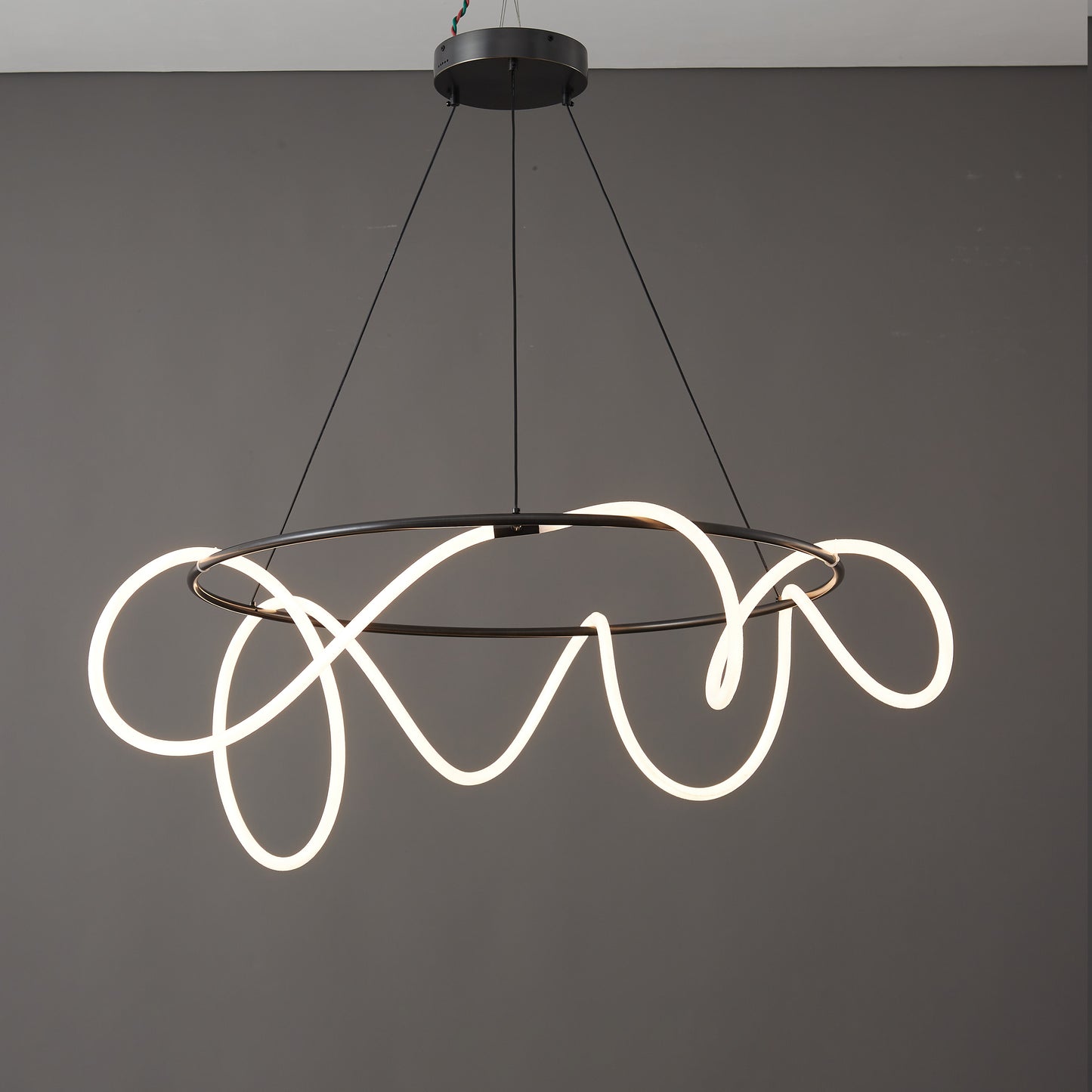 WOMO Rope Led Circular Chandelier-WM2059b