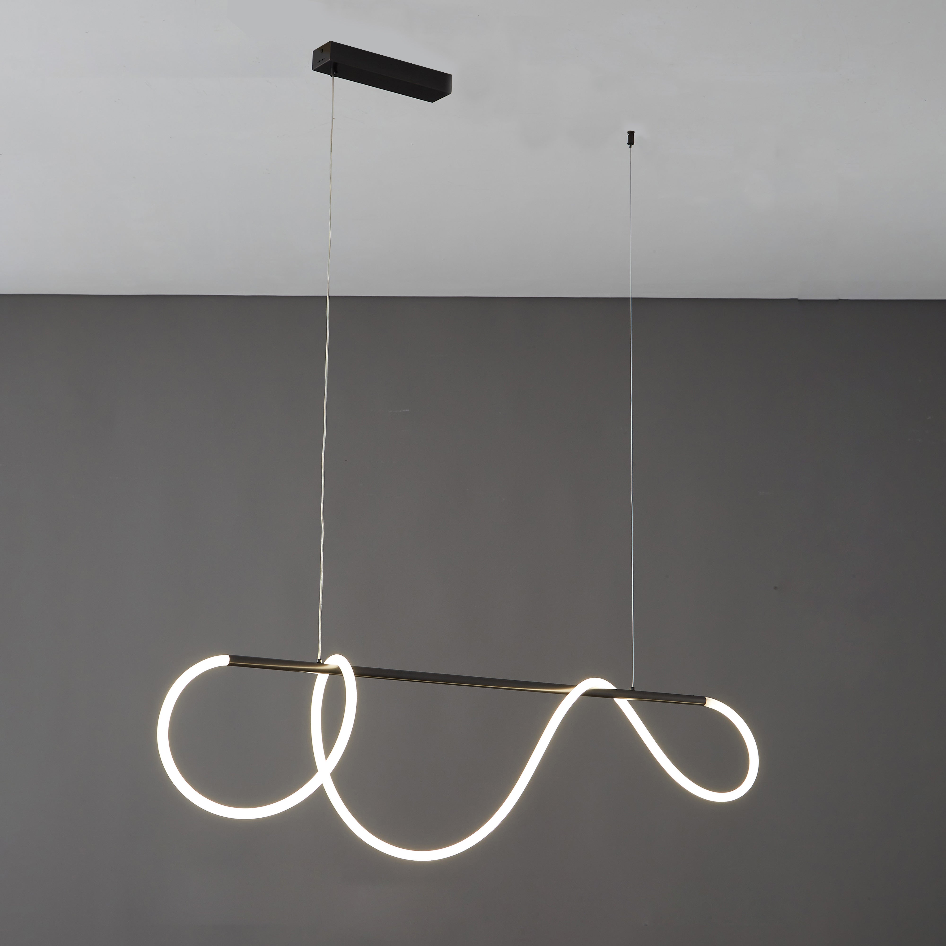 WOMO Rope Led Linear Brass Chandelier-WM2059a