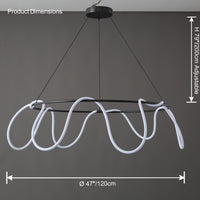 WOMO Rope Led Round Chandelier-WM2059b