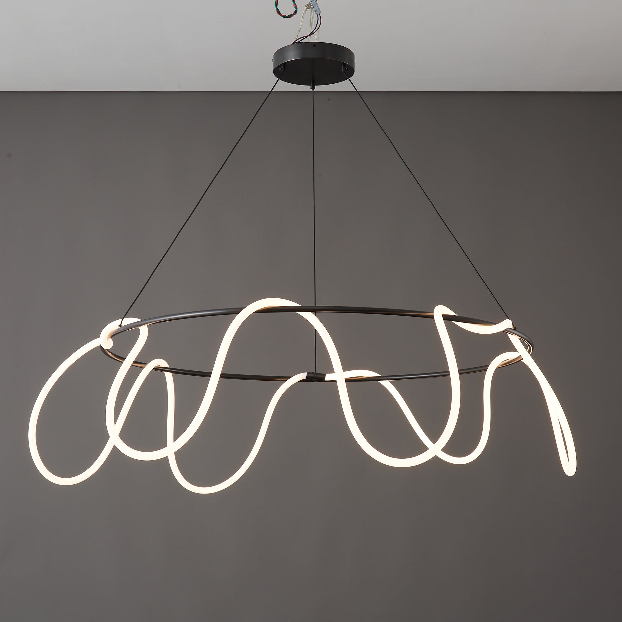 WOMO Rope Led Round Chandelier-WM2059b