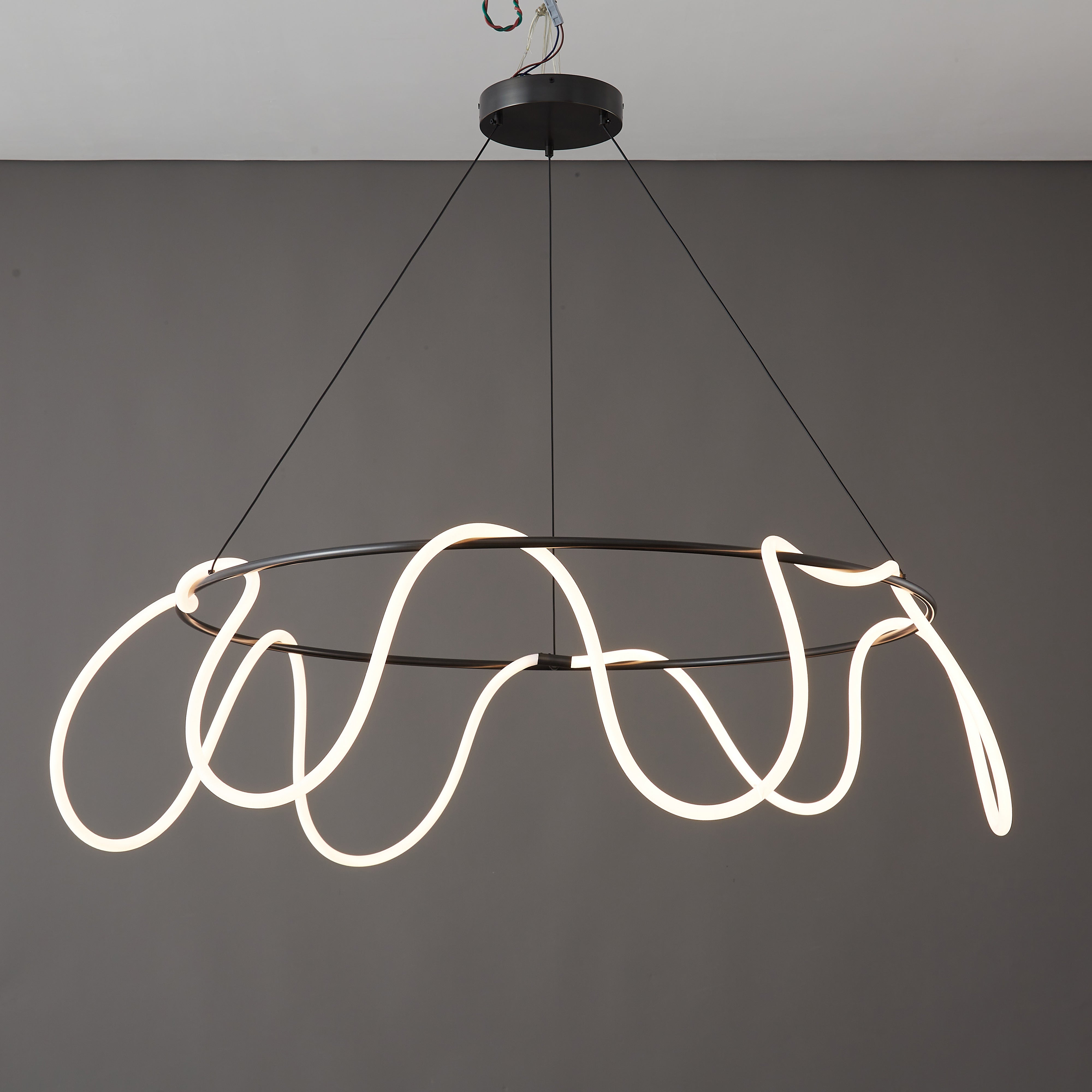 WOMO Rope Led Round Chandelier-WM2059b
