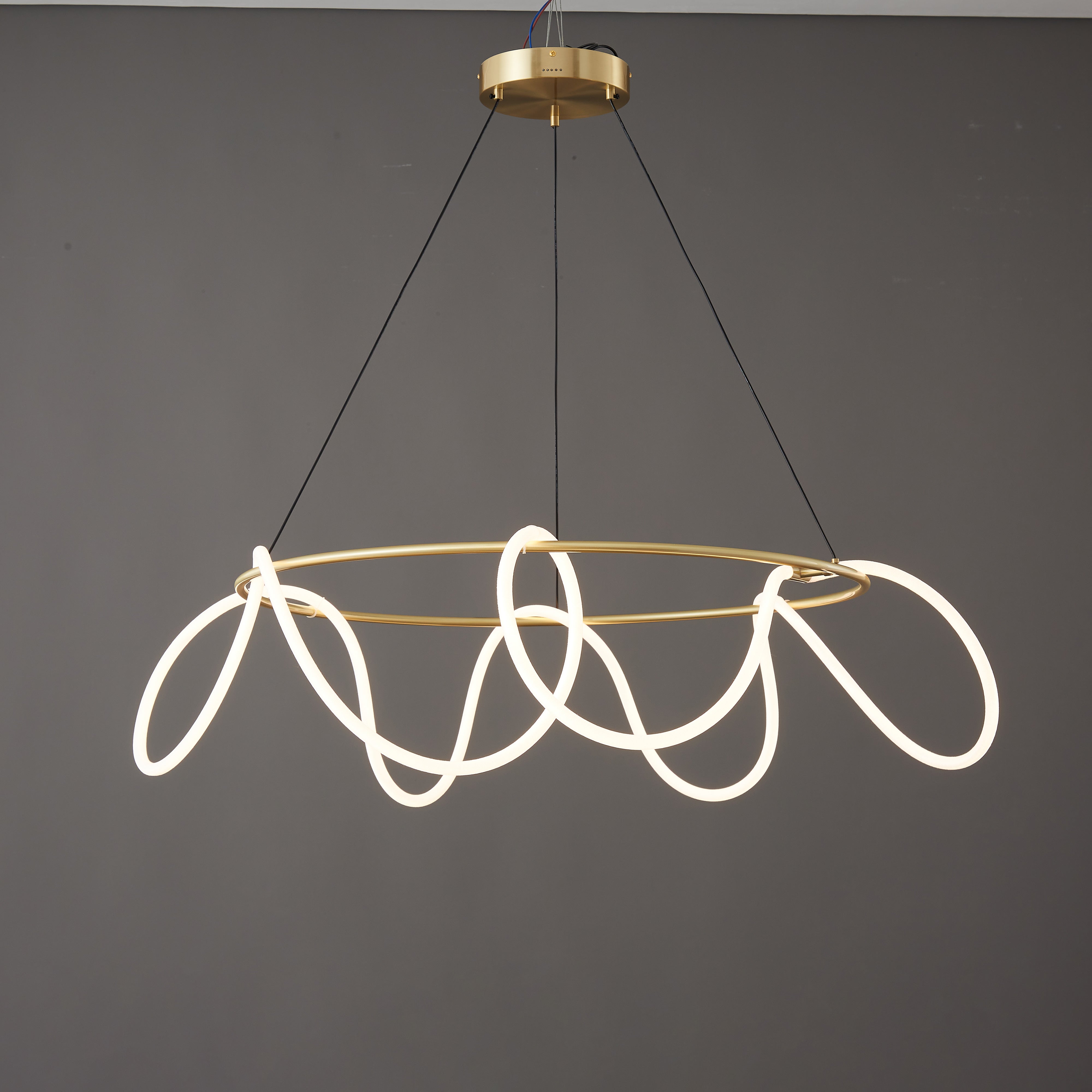 WOMO Rope Led Round Chandelier-WM2059b