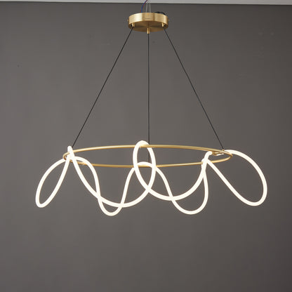 WOMO Rope Led Circular Chandelier-WM2059b