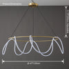 WOMO Rope Led Round Chandelier-WM2059b thumbnail
