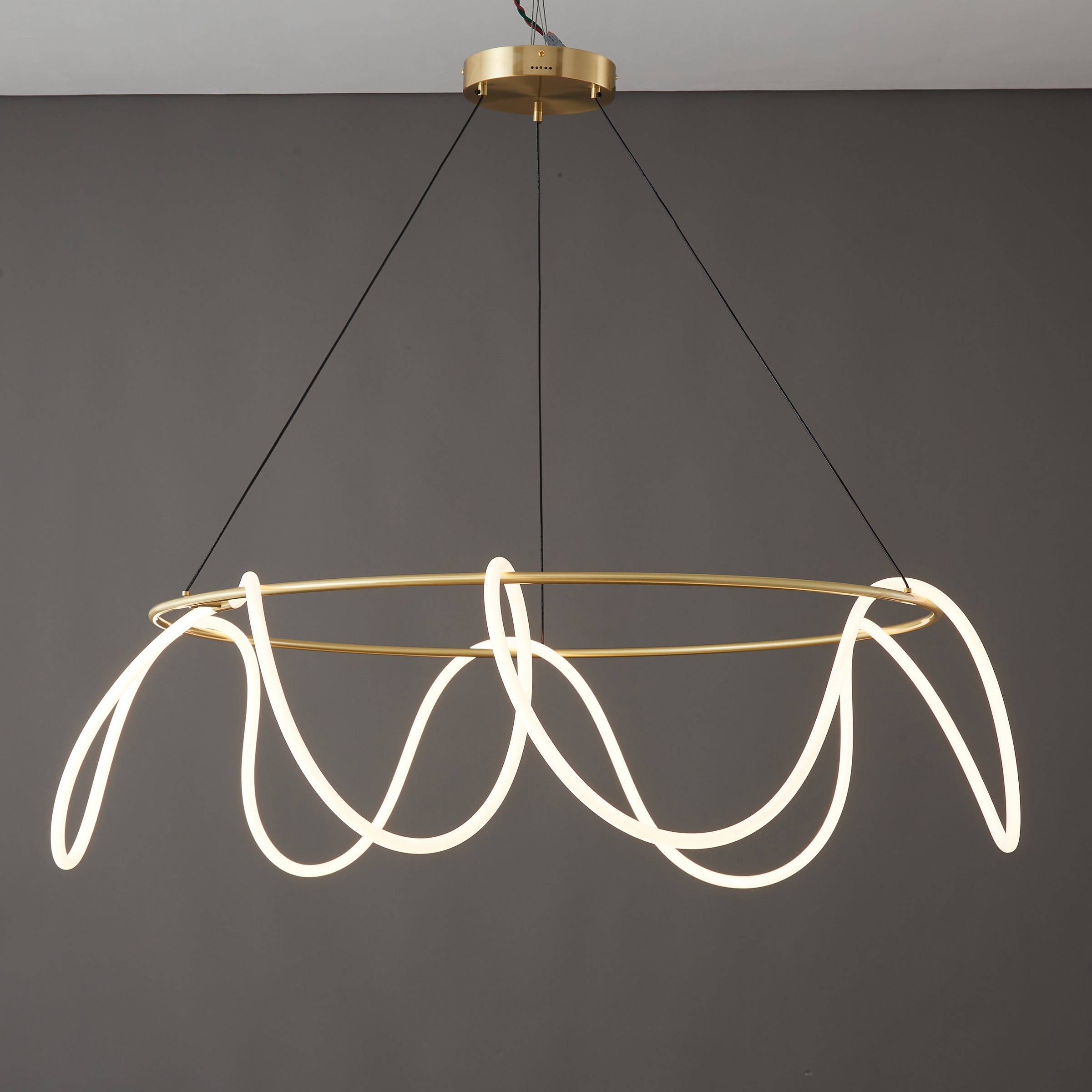 WOMO Rope Led Round Chandelier-WM2059b