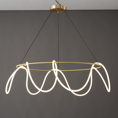 WOMO Rope Led Circular Chandelier-WM2059b