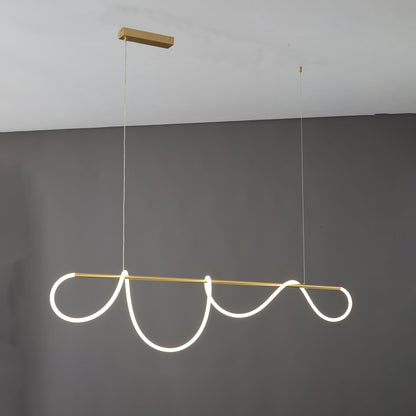 WOMO Rope Led Linear Chandelier-WM2059a