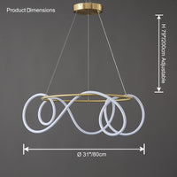 WOMO Rope Led Round Chandelier-WM2059b