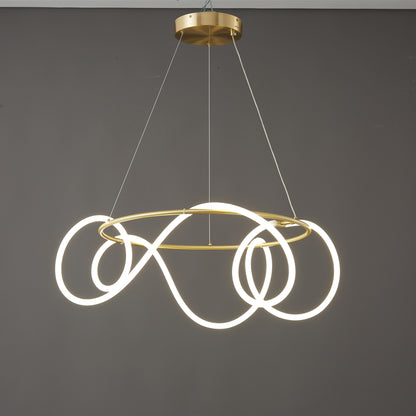 WOMO Rope Led Circular Chandelier-WM2059b