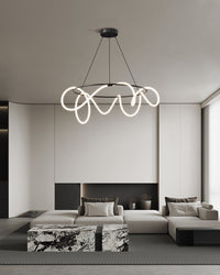 WOMO Rope Led Round Chandelier-WM2059b
