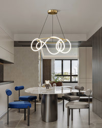 WOMO Rope Led Round Chandelier-WM2059b