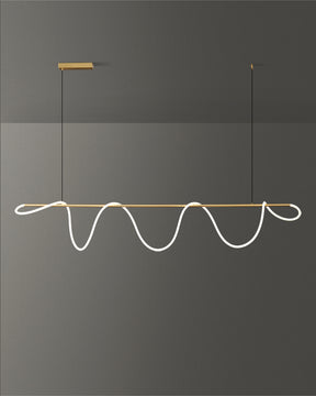 WOMO Hose LED Linear/Circular Brass Chandelier-WM2059