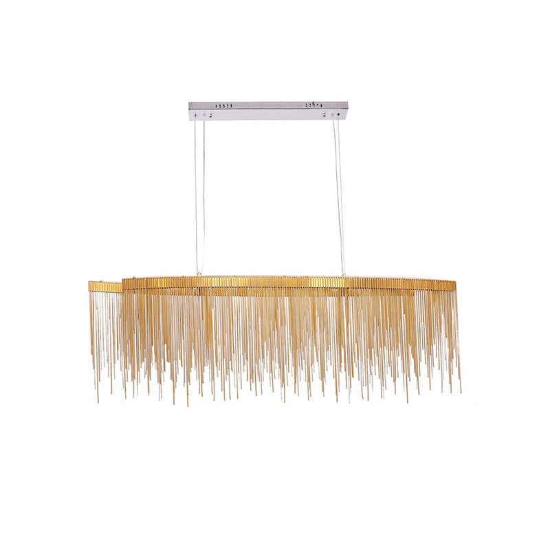 WOMO Fringe Linear Chandelier-WM2062b