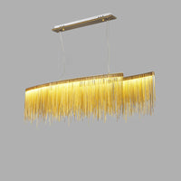 WOMO Fringe Linear Chandelier-WM2062b