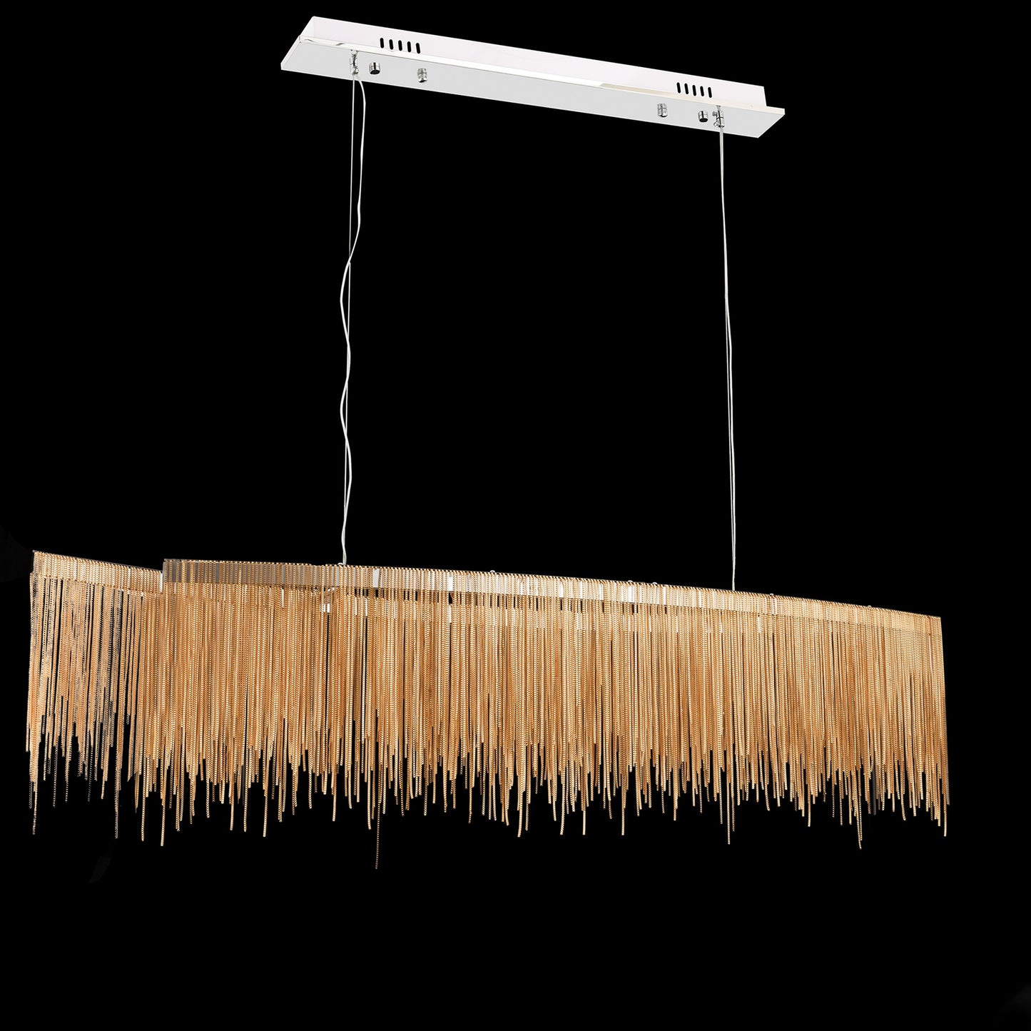 WOMO Fringe Linear Chandelier-WM2062b