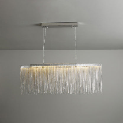 WOMO Fringe Linear Chandelier-WM2062b