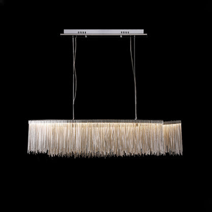 WOMO Fringe Linear Chandelier-WM2062b