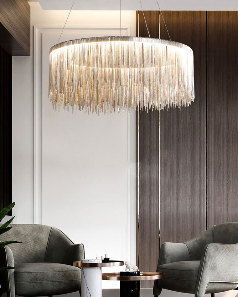 WOMO Tassel Round/Linear Chandelier-WM2062