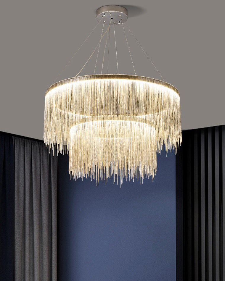 WOMO Tassel Round/Linear Chandelier-WM2062