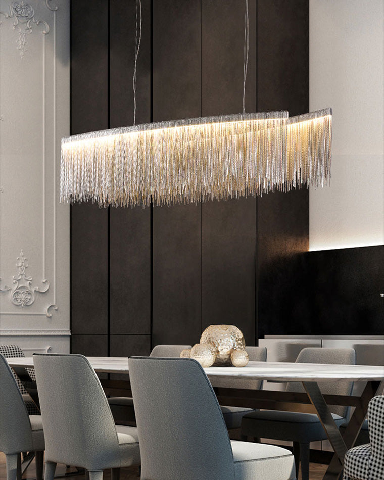 WOMO Tassel Round/Linear Chandelier-WM2062