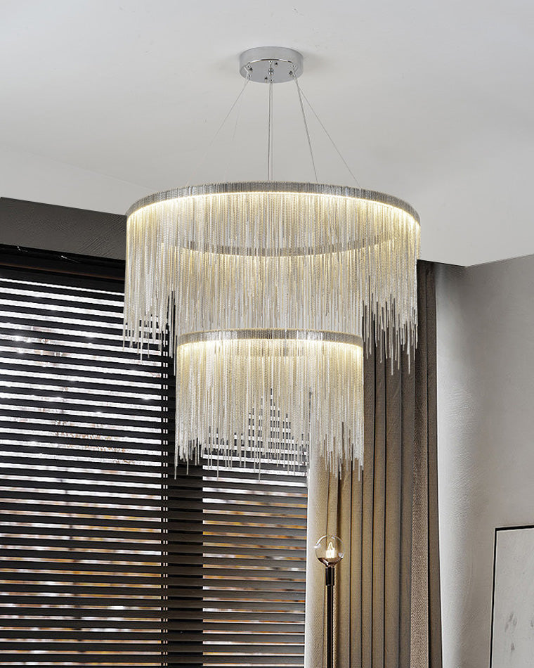 WOMO Tassel Round/Linear Chandelier-WM2062