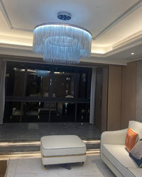 WOMO Tiered Fringe Chandelier-WM2062c