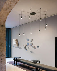 WOMO Wire Tiered Sculptural Chandelier-WM2066