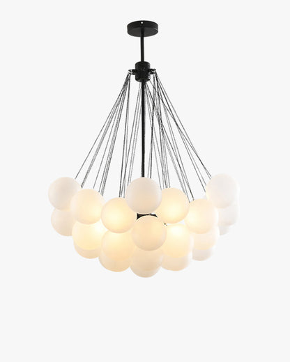 WOMO Cluster Frosted Glass Bubbles Chandelier-WM2068