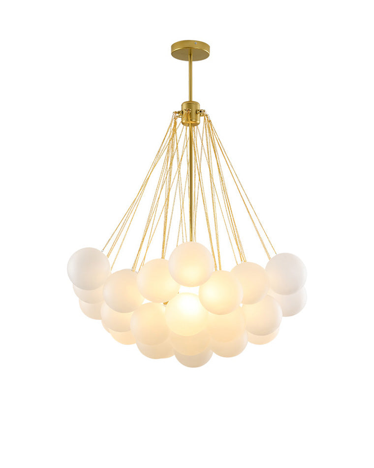 WOMO Cluster Frosted Glass Bubbles Chandelier-WM2068