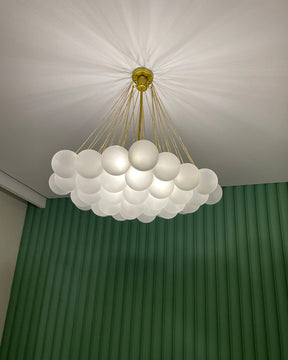 WOMO Frosted Glass Bubbles Chandelier-WM2068