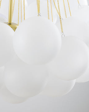 WOMO Frosted Glass Bubbles Chandelier-WM2068