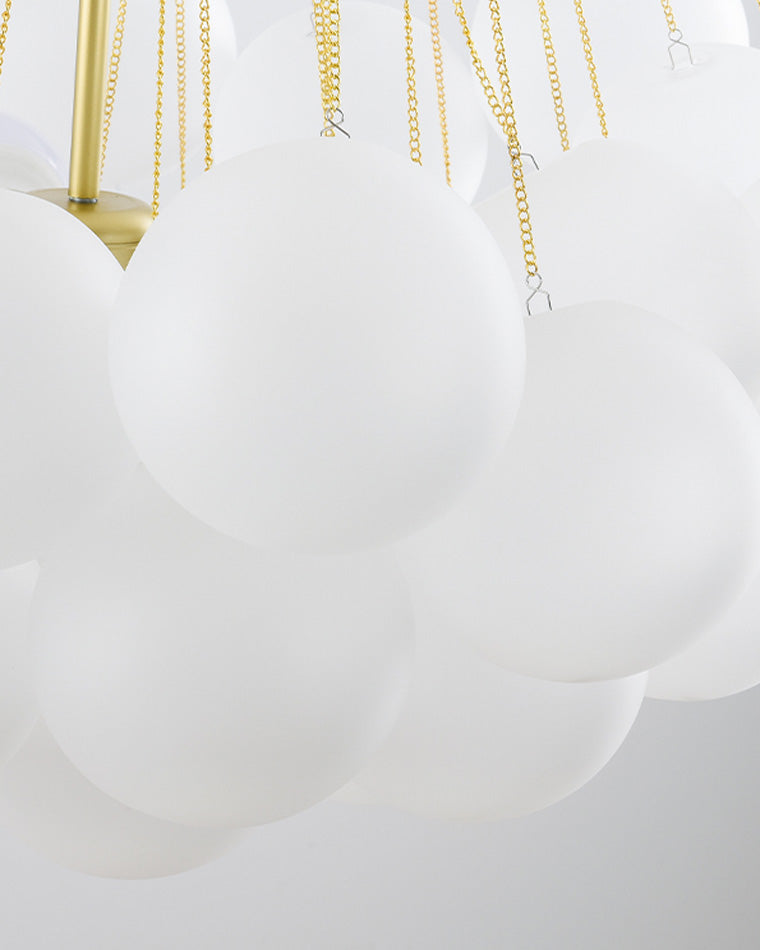 WOMO Frosted Glass Bubbles Chandelier-WM2068