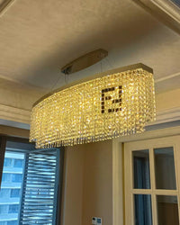 WOMO Oval Crystal Chandelier-WM2071b