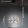 WOMO Heracleum/Firefly Branch Chandelier-WM2072 thumbnail