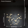 WOMO Heracleum/Firefly Branch Chandelier-WM2072 thumbnail