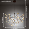 WOMO Heracleum/Firefly Branch Chandelier-WM2072 thumbnail