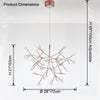 WOMO Heracleum/Firefly Branch Chandelier-WM2072 thumbnail
