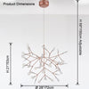 WOMO Heracleum/Firefly Branch Chandelier-WM2072 thumbnail