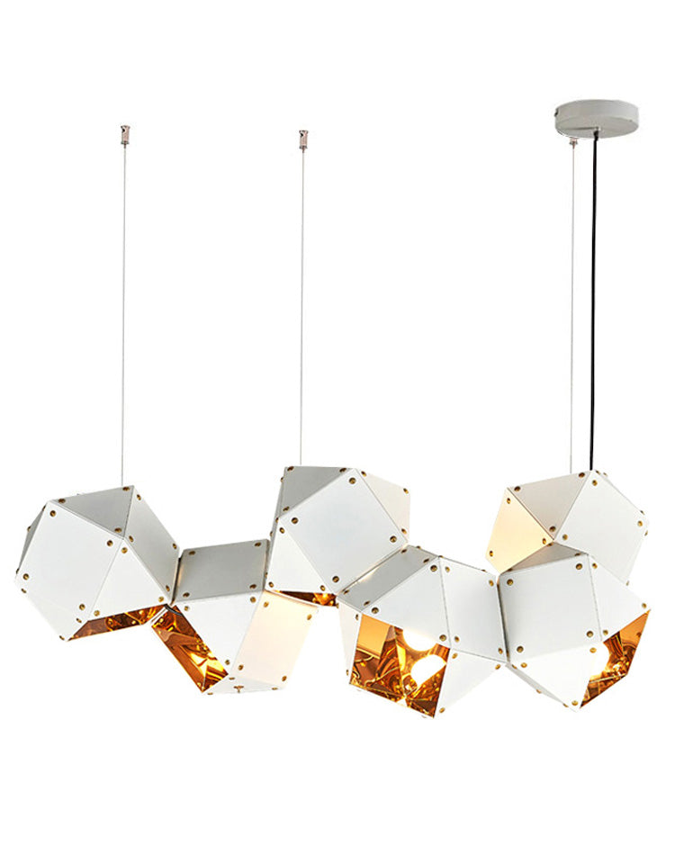 WOMO Long Steel Sculptural Chandelier-WM2076