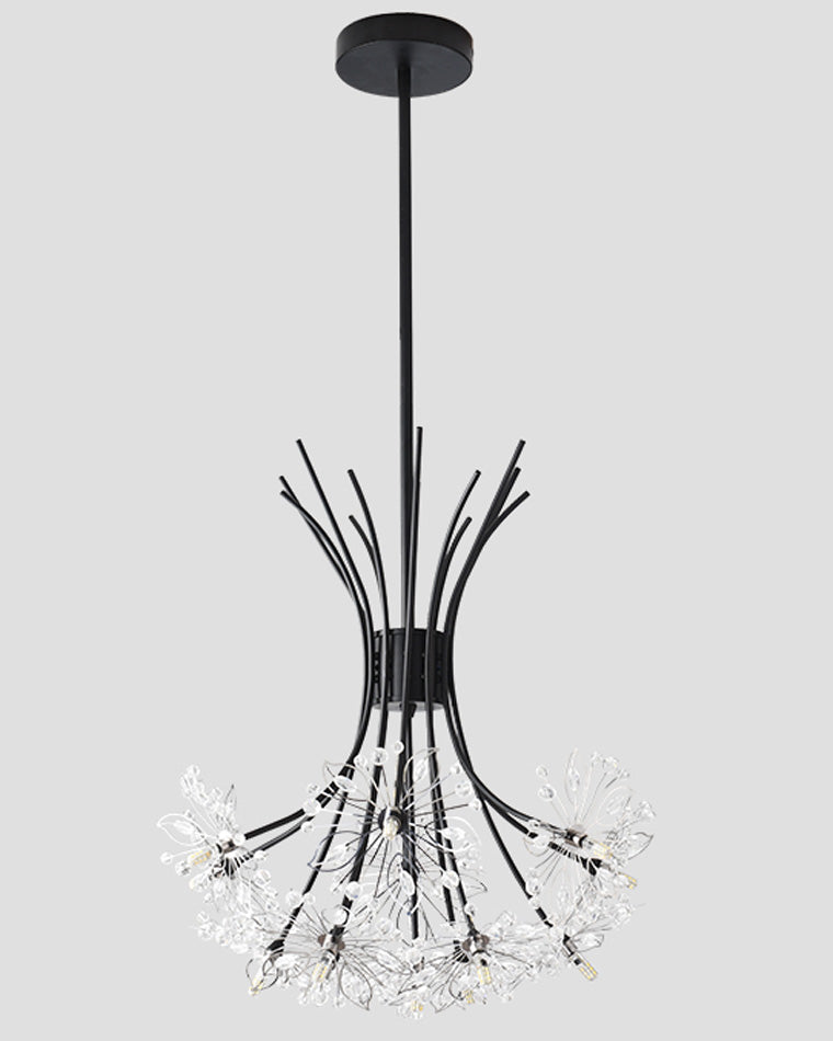 WOMO Gypsophila Bouquet Crystal Flower Chandelier-WM2077