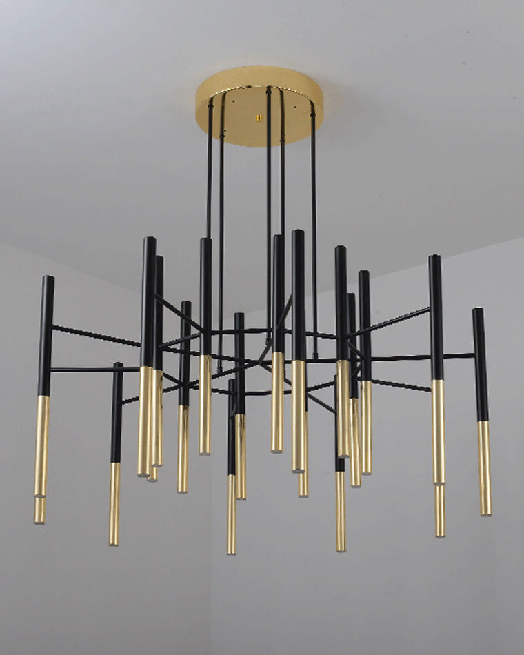 WOMO Tube Metal Chandelier-WM2083