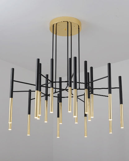 WOMO Tube Metal Chandelier-WM2083