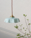 WOMO Retro Coloured/Pink Glass Pendant Light-WM2084 thumbnail