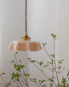 WOMO Retro Coloured/Pink Glass Pendant Light-WM2084 thumbnail