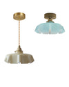 WOMO Retro Coloured/Pink Glass Pendant Light-WM2084 thumbnail
