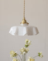 WOMO Retro Coloured/Pink Glass Pendant Light-WM2084 thumbnail